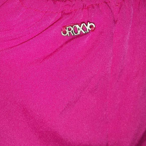 Roxy neon pink / purple / orange colourblock cutout sleeveless mini dress - Picture 4 of 7